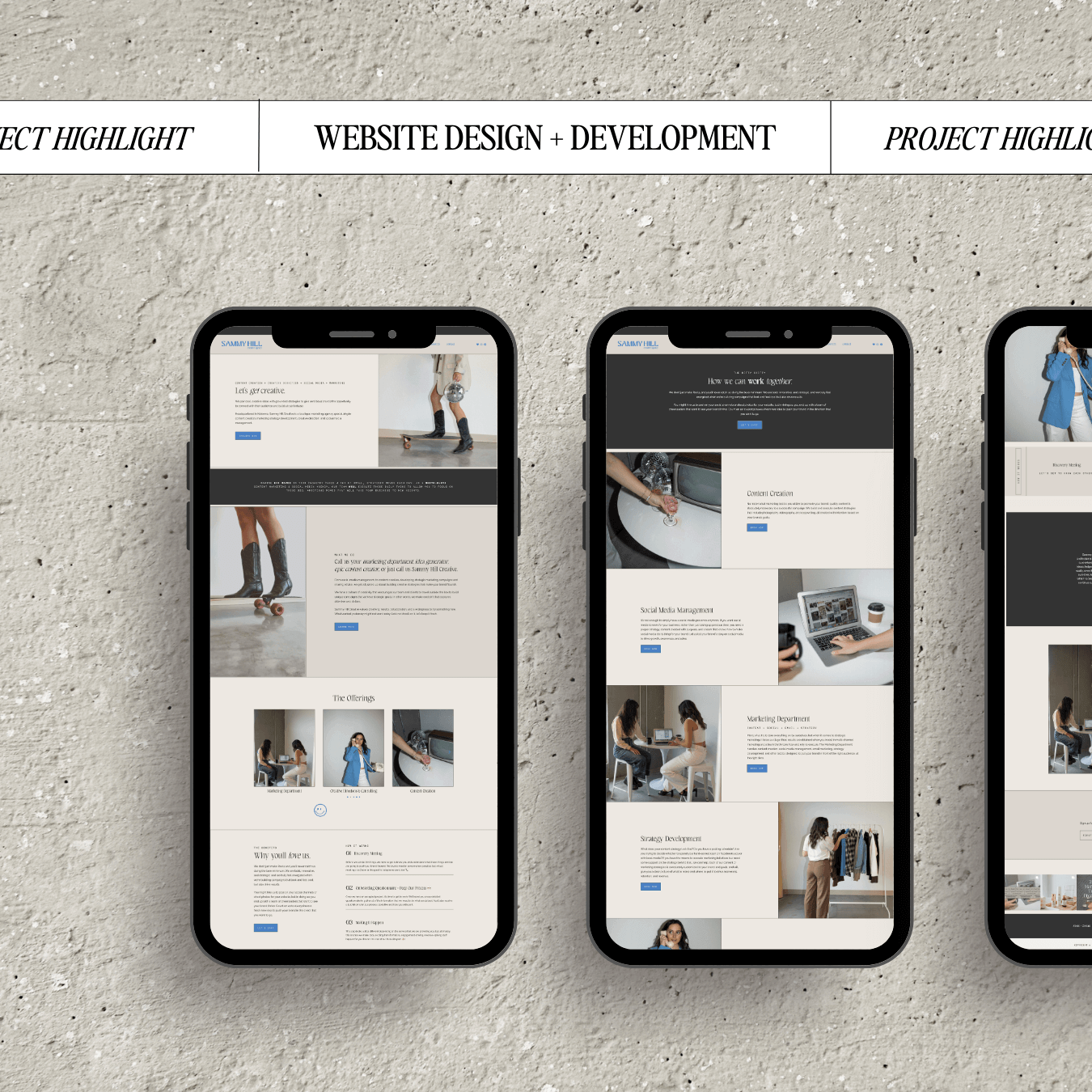 Babaton Ray Website Design Example