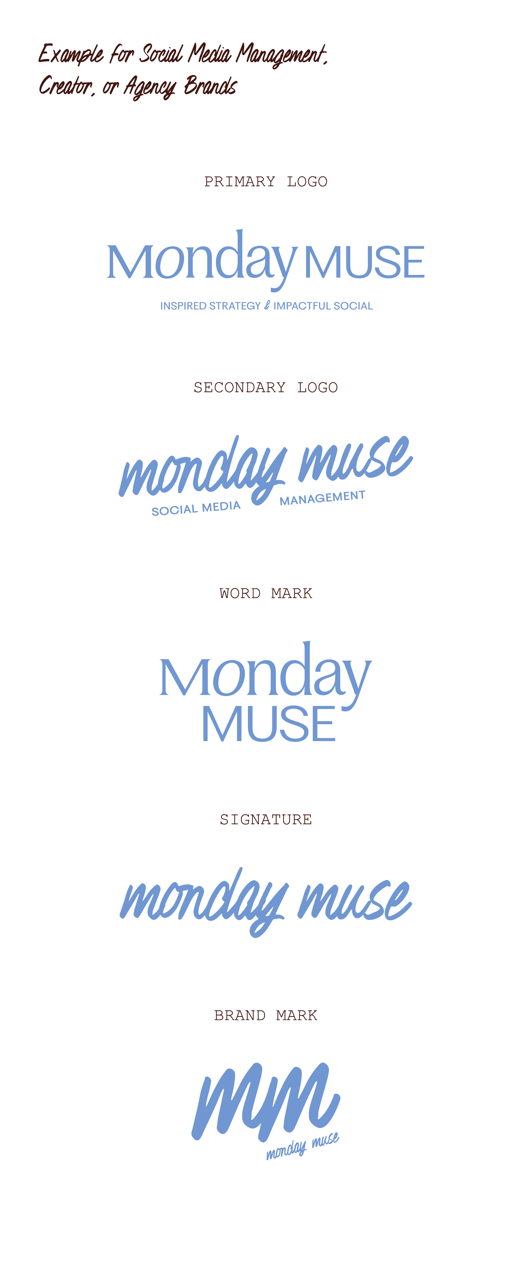 Monday Muse Logo Suite